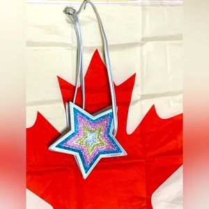 NWT Small Stuff Kids' Ombre Rainbow Star Bag, Multi no tag